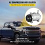 VEVOR AC Compressor 78363 Front Air Conditioning Compressor A/C Compressor for 2000-2014 Cadillac Chevy GMC Hummer 4.8L 5.3L 5.7L 6.0L 6.2L 8.1 (For 2000-2014 Chevy)
