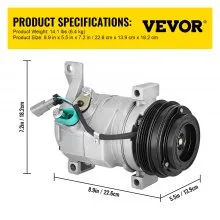 AC A/C Compressor Fit For GMC YUKON 2001 2002 2003-2007 2008 2009 6.0L 5.3L 4.8L