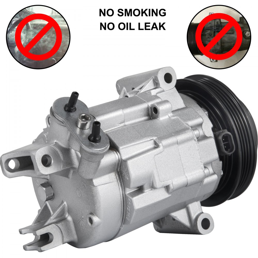 VEVOR A/C Compressor Kit Aluminum  AC Compressors w/ Clutch AC Conditioning Compressor Fits 2010-2015 Chevrolet Camaro 6.2L 7.0L