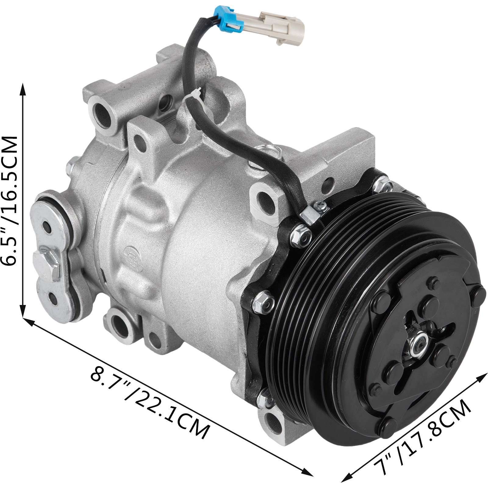Brand New A/C Compressor & Clutch Fits Chevrolet GMC SD7H15 4261