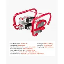 VEVOR Fire Escape Ladder 5-6 Story 50FT Retractable Emergency Safety Fire Ladder