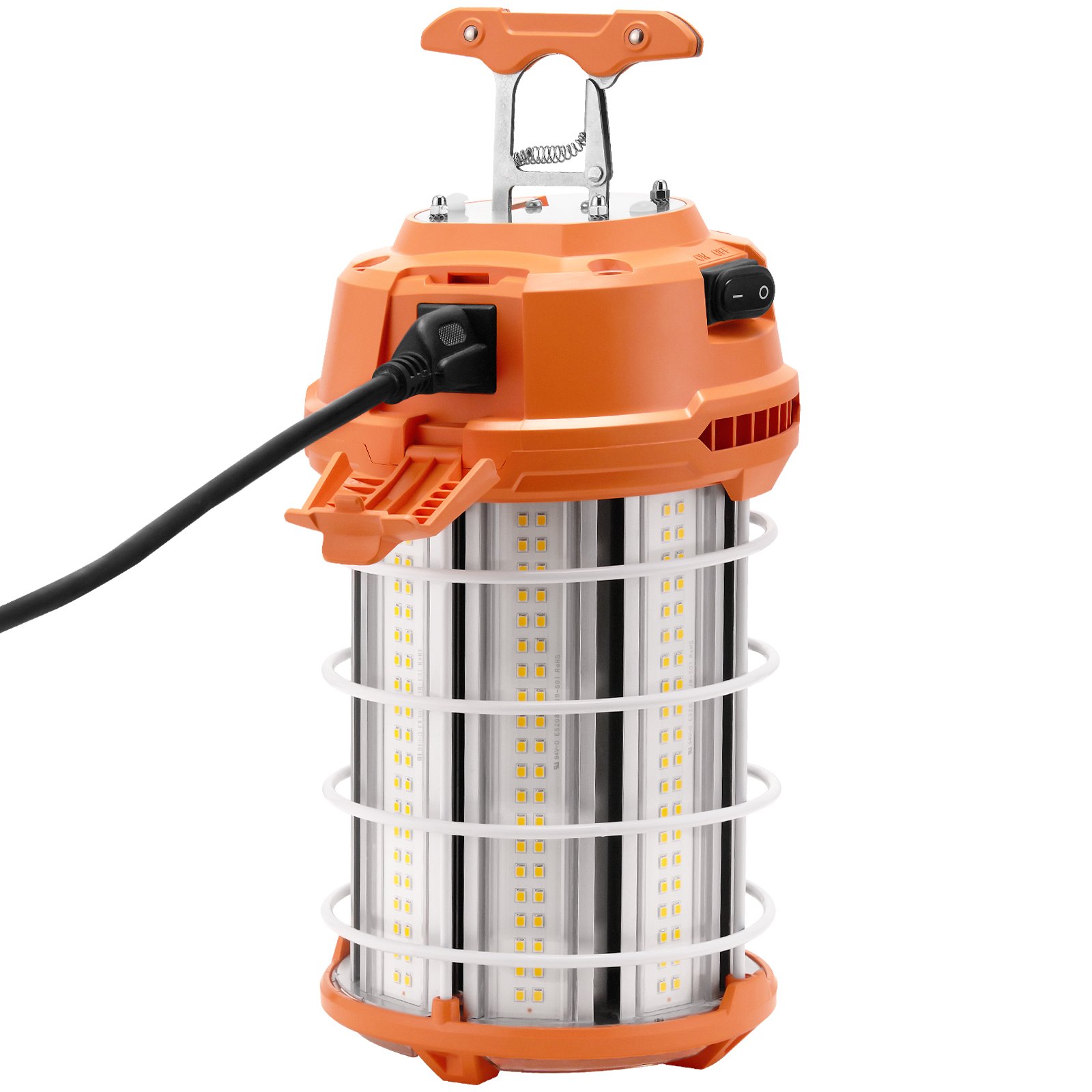 VEVOR LED Portable Work Lamp, 150W, 20000lm, 5000K Durable & Water-Resistant, Linkable up to 6 Units, Ceiling or Stand Job Site Illumination for Both Indoor & Outdoor Use
