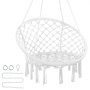 Cadeira de balanço suspensa VEVOR Hammock Cadeira suspensa de macramé para ambientes internos e externos