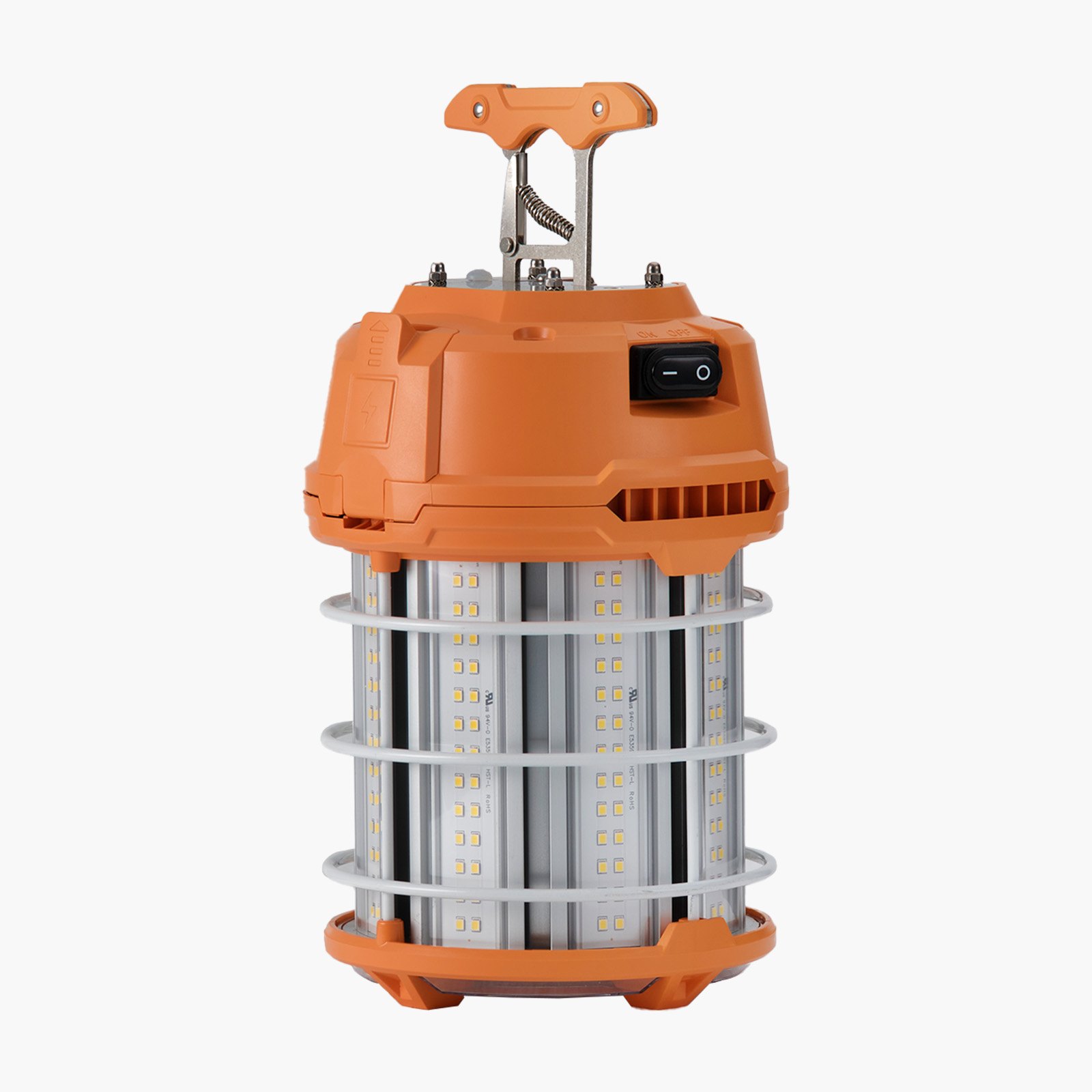 VEVOR LED Temporary Work Light, 100W, 14400 lm, 5000K Durable & Water-Resistant, Linkable up to 8 Units, Ceiling or Stand Job Site Illumination for Construction Sites, Workshops, Indoor & Outdoor Use