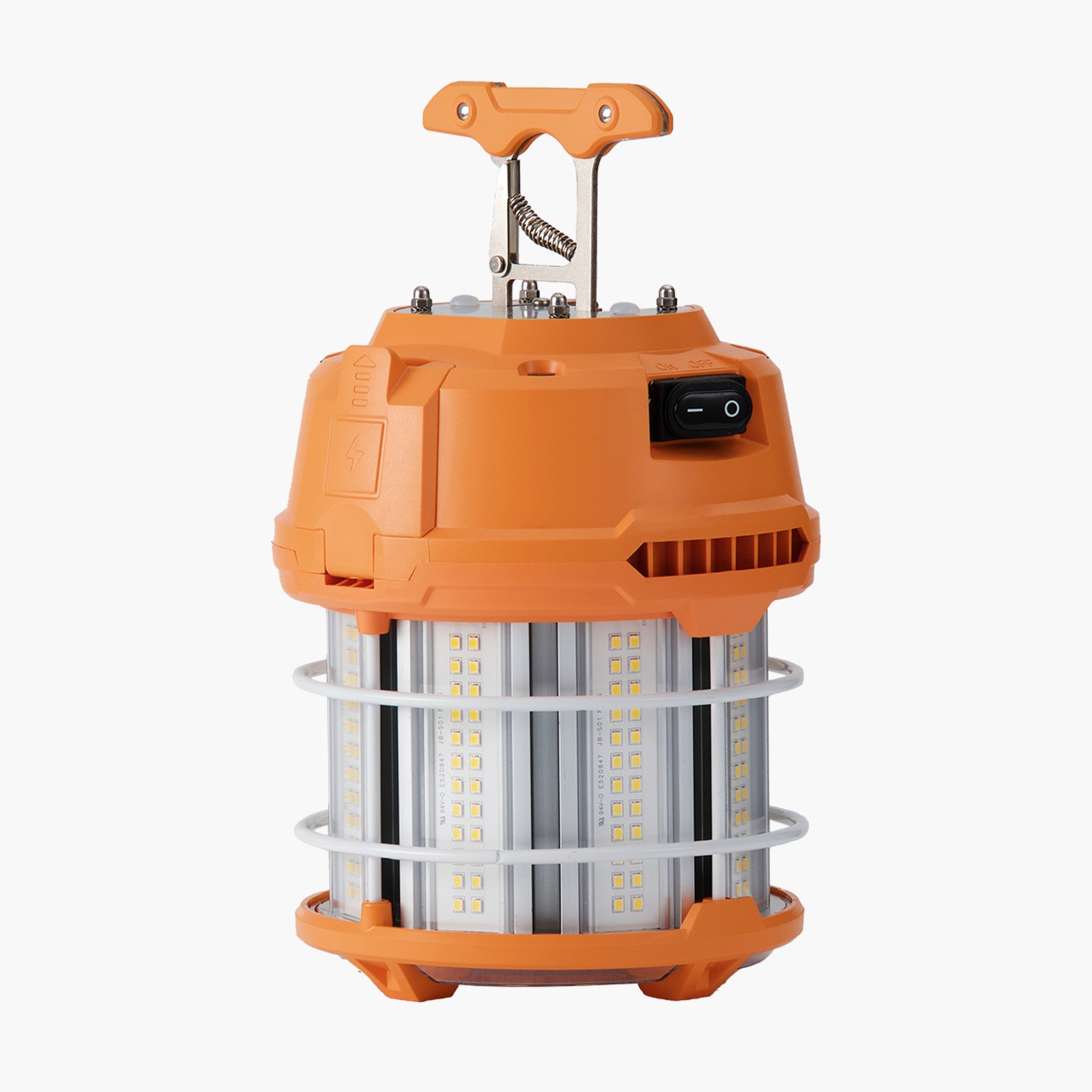 VEVOR LED Temporary Work Light, 60W, 8200 lm, 5000K Durable & Water-Resistant, Linkable up to 12 Units, Ceiling or Stand Job Site Illumination for Construction Sites, Workshops, Indoor & Outdoor Use