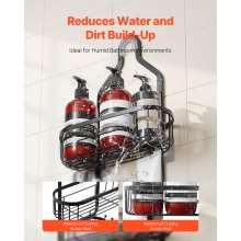 Shower Caddy 3-Tier Hanging Bathroom Shower Storage Organization Shelves Rack