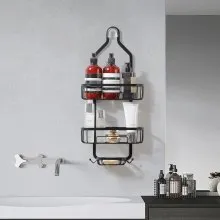 Shower Caddy 3-Tier Hanging Bathroom Shower Storage Organization Shelves Rack