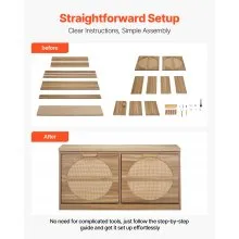 Entryway Shoe Storage Bench 38.9x9.4x19.7 Inch Rattan-Like Rack with Flip Drawer