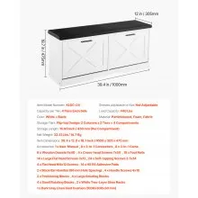 Shoe Rack Bench with Cushioned Seat & Flip Drawers 39.4 x 12.0 x 18.7 Inch