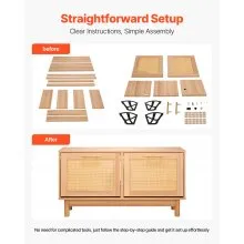 Entryway Shoe Storage Bench 39.4x11.8x20.9Inch Rattan-Like Rack with Flip Drawer