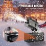 VEVOR Snow Machine 2000W Langaton kaukosäätimellä toimiva lumikone lomalle