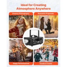 VEVOR Snow Machine 650W Handheld Hanging Fake Snow Maker for Christmas Party