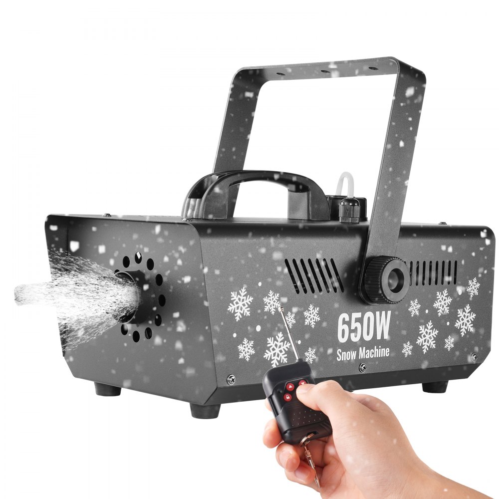 Máquina de nieve VEVOR de 650 W, máquina de nieve colgante portátil para vacaciones