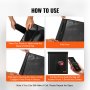 Suport de blocare a semnalului VEVOR Faraday Bag pentru laptop și tablete (16,9 x 15"), negru