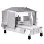 VEVOR tomato slicer with stainless steel blades and a sturdy aluminum frame.