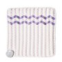 VEVOR Far Infrared Heating Pad, Amethyst Gemstones Heating Mat with Negative Ions, 103-159℉ Hot Gemstone Therapy Mat with 0-720 Min Timer for Back Hip Pain Relief (18 x 18-inch)