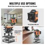 Tumopu Laser Level, 100ft, Self Leveling Manual Green 3 x 360° Cross Line Laser, IP54 Waterproof Remote Control Manual Self-leveling Mode & 5h Continuous Working Time Line Laser, Battery Include