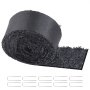 VEVOR Rubber Mulch for Landscaping, Recycled Rubber Mulch Mat 120 x 4.5 in, Permanent Rubber Pathway, Natural-Looking Black Mulch Garden Edging Border for Plants, Vegetables & Flower Garden Barrier