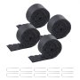 VEVOR Rubber Mulch for Landscaping, 4 Rolls Recycled Rubber Mulch Mat 120 x 4.5 in, Permanent Rubber Pathway, Natural-Looking Black Mulch Garden Edging for Plants, Vegetables & Flower Garden Barrier