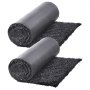 VEVOR Rubber Mulch for Landscaping, 2 Rolls Recycled Rubber Mulch Mat 96 x 22 in, Permanent Rubber Pathway, Natural-Looking Black Mulch Garden Edging for Plants, Vegetables & Flower Garden Barrier