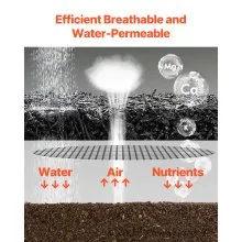 VEVOR Rubber Mulch for Landscaping, 2 Rolls Recycled Rubber Mulch Mat 96 x 22 in, Permanent Rubber Pathway, Natural-Looking Black Mulch Garden Edging for Plants, Vegetables & Flower Garden Barrier