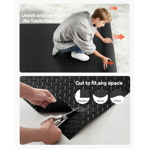 ETM SBR Rubberen mat, 120 x 150 cm, 3 mm, per meter, zwart en glad, bouwbeschermingsmat, antislipmat, rubberen vloermat, vloerbedekking rubberen plaat rubberen strips