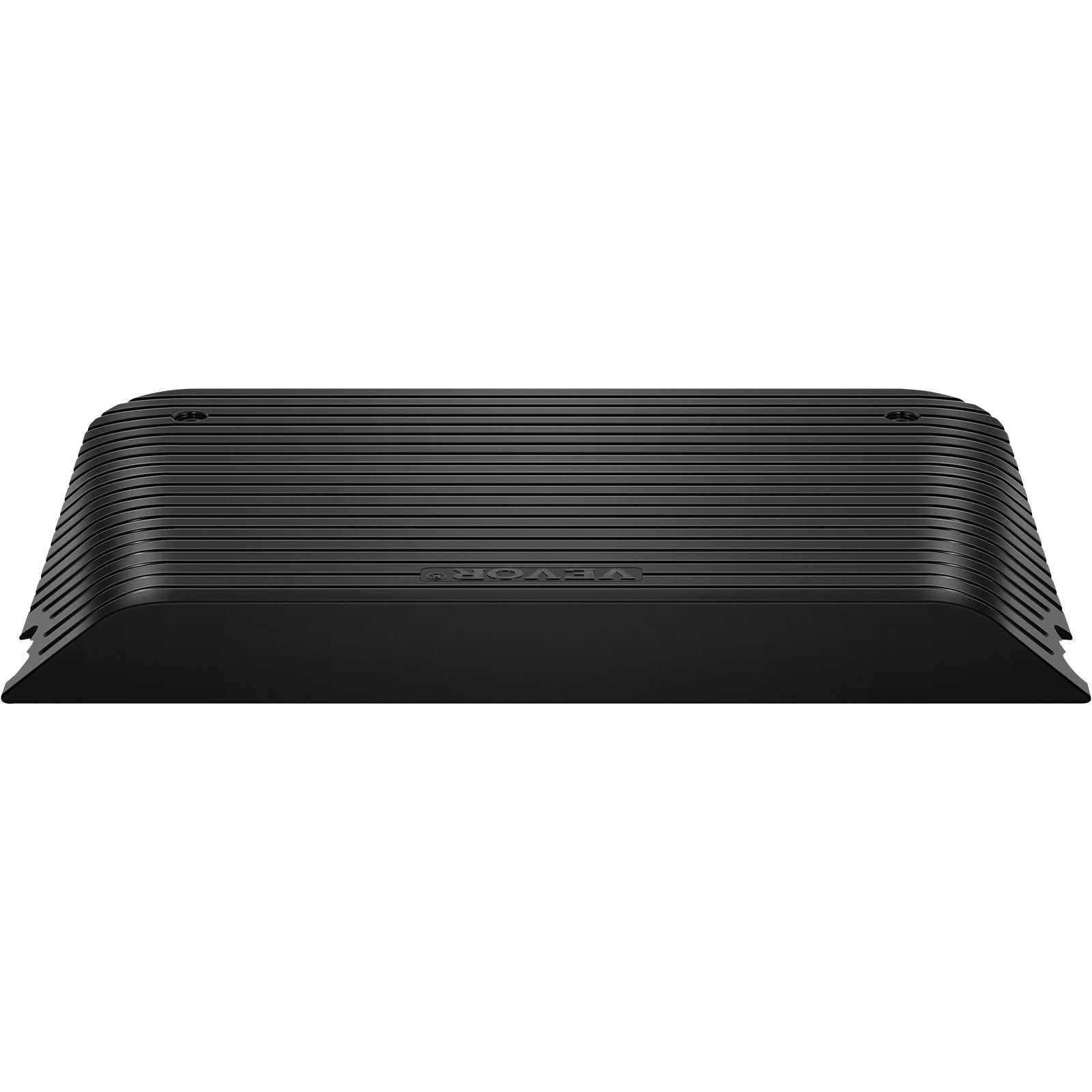 VEVOR Rubber Threshold Ramp, 4" Rise Doorway Ramp, 1 Pack with Channel Recycled Rubber Rated 3300 Lbs Load Capacity, Non-Slip Surface with Full Accessories for Wheelchair and Scooter