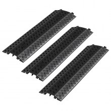 VEVOR Drop Over Cable Cover Heavy Duty Floor Cord Protector Ramp 17500 lbs 3 PCS