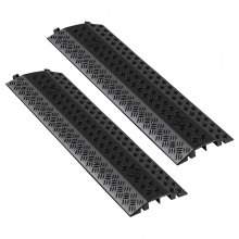 VEVOR Drop Over Cable Cover Heavy Duty Floor Cord Protector Ramp 17500 lbs 2 PCS