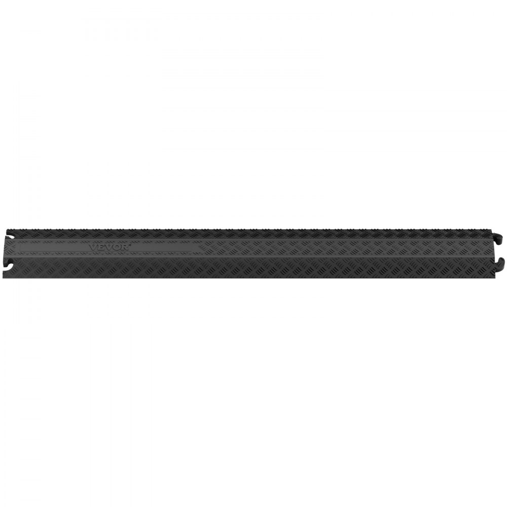 VEVOR speed bump with a black, ribbed surface and interlocking ends for easy installation.