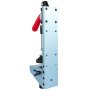 VEVOR pocket hole jig kit with red handle and blue metal body.