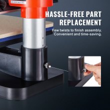 VEVOR Machine de presse à chaud, 12 x 15 pouces, chauffage rapide, transfert par sublimation numérique à 360 °, imprimante de transfert de vinyle 8 en 1 pour t-shirts avec surface anti-brûlure pour sac en toile, oreiller, bannière