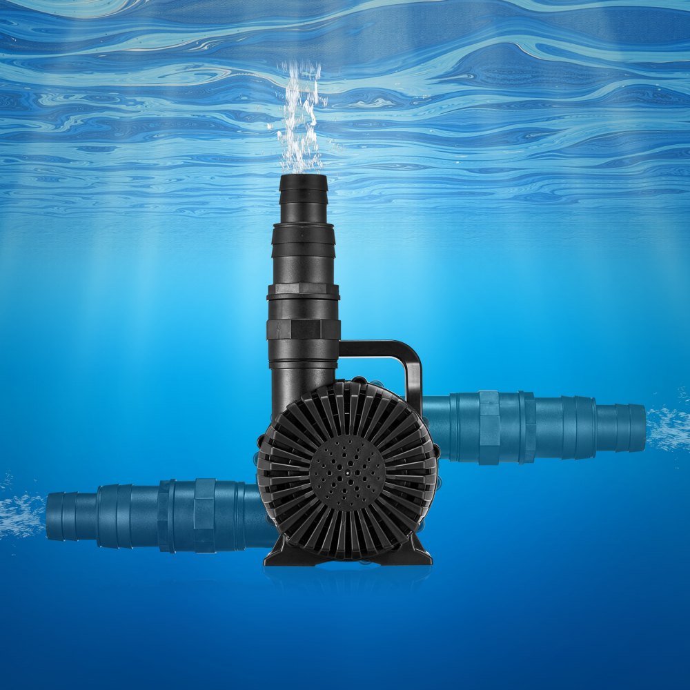 VEVOR Submersible Water Pump, 280W 4500GPH, Aquarium Return Pump with 16.4 ft Lift Height & 180° Adjustable Flow Direction, Suitable for Pond, Aquarium, Fountain, Waterfall, and Fish Tank