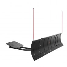 VEVOR Snow Plow Blade 43/72 in Adjustable UTV ATV Plow Kit for Snow Clearing