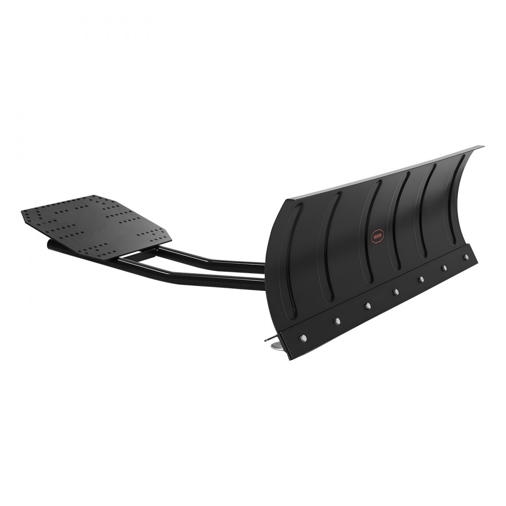 VEVOR Snow Plow Kit, 122 cm Universal Snow Plow Attachment, Height & Left-Right Adjustable, Quick To Detach, Steel ATV Scrape Blade, 3 Mount Options, Efficient Snows Clearing, for Most ATVs & UTVs