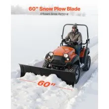 VEVOR Snow Plow Blade Kit 60 in Universal UTV ATV Plow Attachment Snow Clearing