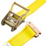 VEVOR E-Track Ratchet Strap, 18 Pack 2" x 15' E Track Straps 4400 lbs Breaking Strength, with Polyester Webbing & Spring Fitting & Ratchets, Durable Tie-Downs for Motorcycles, Tire, Trailer Loads