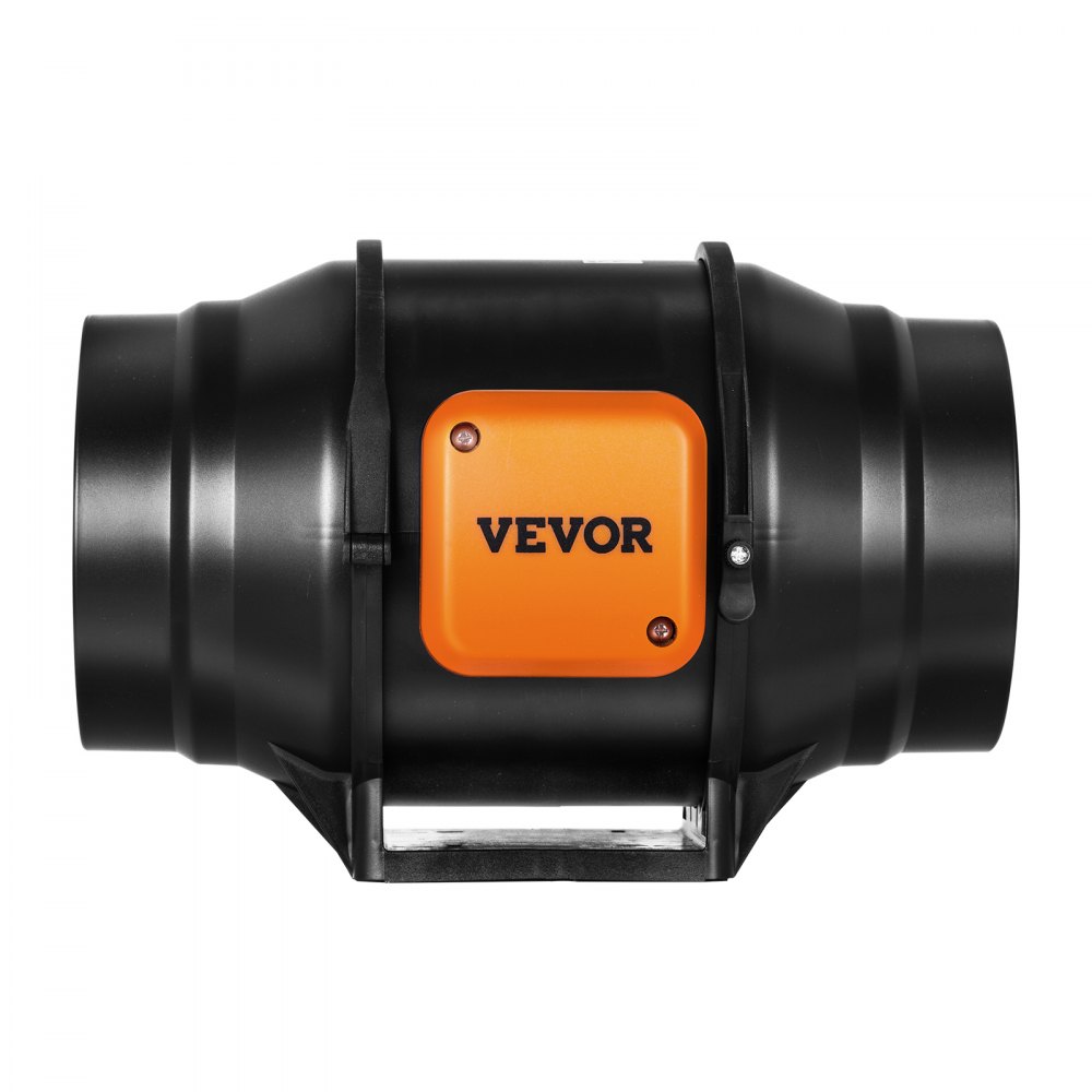 VEVOR Inline Duct Fan, 152.4mm 323.7 CFM with Variable Speed Controller, Quiet AC-motor Ventilation Exhaust Fan for Cooling Booster, Grow Tents, Hydroponics