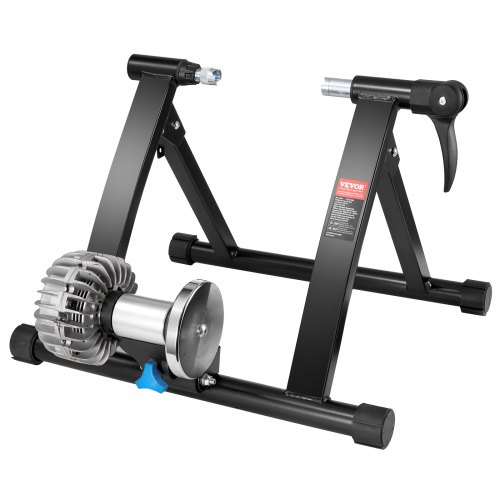 VEVOR Bike Trainer Stand, Fluid Stationary Bike Stand for 26"-29" Wheels,  Noise Reduction Fluid Flywheel, Portable Cycling Stand for Indoor Riding  Exercise, with Quick-Release Lever & Front Wheel Rise | VEVOR US