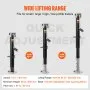 VEVOR Trailer Jack, Trailer Tongue Jack A-frame Bolt on Weight Capacity 2268 kg, Trailer Jack Stand with Handle for Lifting RV Trailer, Horse Trailer, Utility Trailer, Yacht Trailer