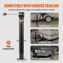 VEVOR Trailer Jack, Trailer Tongue Jack A-frame Bolt on Weight Capacity 5000 lb, Trailer Jack Stand with Handle for Lifting RV Trailer, Horse Trailer, Utility Trailer, Yacht Trailer