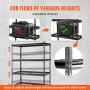 VEVOR Storage Shelving Unit Garage Storage Rack 5-Tier Adjustable 907.2 kg Load