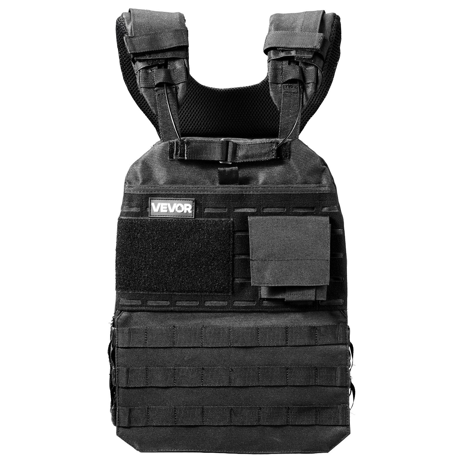 VEVOR Weighted Vest, Body Weight Vest with Shoulder Pad, and Reflective Stripe, Exercise Set for Men Women, Workout Equipment for  Strength Training, Running, Jogging, Fitness, Muscle Building