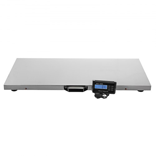VEVOR 880lbs x 0.2Lbs Livestock Scale Shipping Scales Large Platform 40.6x20.9Inch Stainless Steel Vet Scale Industrial Floor Scale Large Animal Dog