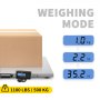 VEVOR 1100Lbs x 0.2Lbs Digital Livestock Scale Large Pet Vet Scale Stainless Steel Platform Electronic Postal Shipping Scale Heavy Duty Large Dog Hog Sheep Goat Pig Sheep Scale