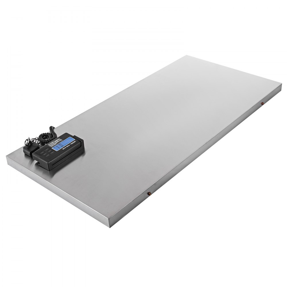 VEVOR Livestock Scale 700LBS, Dog Scales Large Platform 40.6x20.9Inch Stainless Steel Vet Scale Industrial Floor Scale Large Animal Scale  Pig Scale Goat Weight Scale Pet Digital Scale