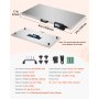 VEVOR Livestock Scale 700LBS, Dog Scales Large Platform 40.6x20.9Inch Stainless Steel Vet Scale Industrial Floor Scale Large Animal Scale  Pig Scale Goat Weight Scale Pet Digital Scale