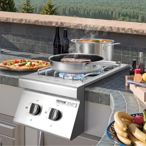 Burners Natural Gas Outdoor Kitchen White Stainless Steel Modular