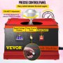 VEVOR Electric Cotton Candy Machine, 19.7-inch Cotton Candy Maker, 1050W Candy Floss Maker, Red Commercial Cotton Candy Machine with Stainless Steel Bowl and Sugar Scoop, Perfect for Family Party