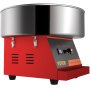 VEVOR Electric Cotton Candy Machine, 19.7-inch Cotton Candy Maker, 1050W Candy Floss Maker, Red Commercial Cotton Candy Machine with Stainless Steel Bowl and Sugar Scoop, Perfect for Family Party